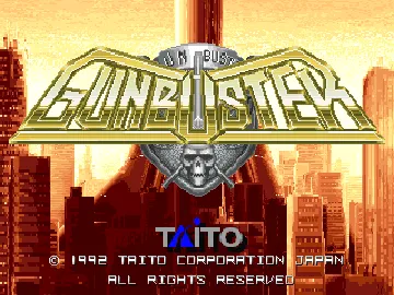 Gunbuster (Japan) screen shot title